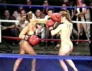 BA stripped to the waist boxing 8