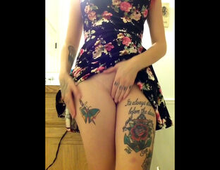 What a bimbo tattoo, rose. Why, this young lady has lengthy