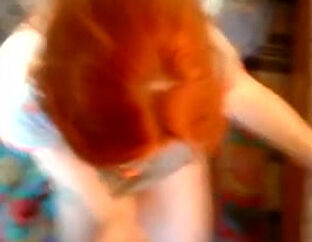Ginger-haired lush housewife having joy with my fuck-stick