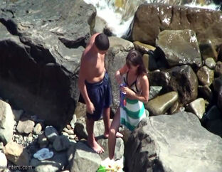 Virgin first-timer duo attempts ravaging inbetween beach