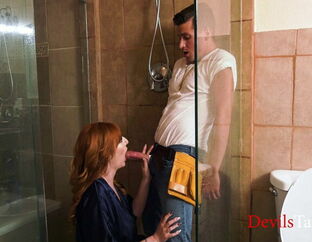 My Tall Ginger Wifey Humps The Plumber - Lauren Phillips