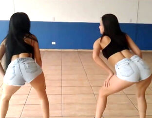 Mexican maidens display bum dirty dancing and wiggling